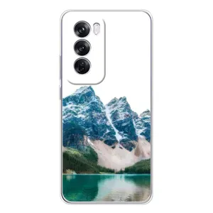 Силиконовый чехол с КАРТИНКАМИ лето для OPPO Reno 12 Pro (AlphaPrint) (Гори)