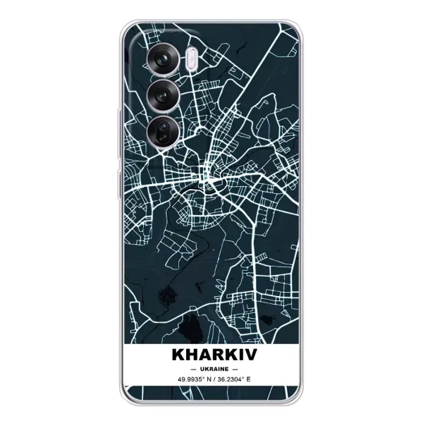 Чохол з принтом «Харків» для OPPO Reno 12 Pro