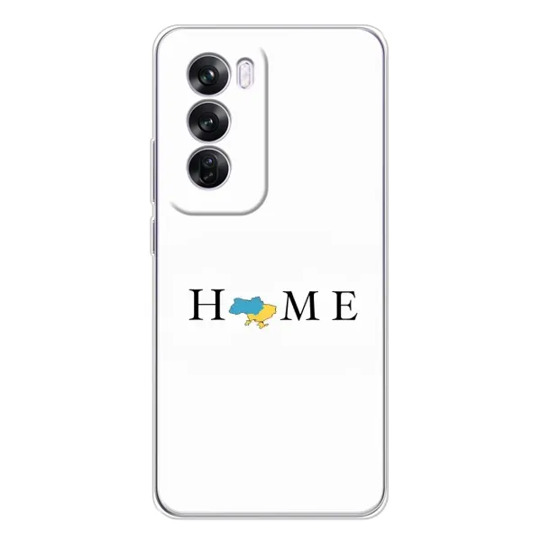 Чехол с принтом «Home» для OPPO Reno 12 Pro