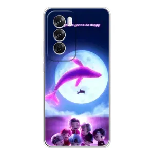 Чехлы BTS для OPPO Reno 12 Pro (AlphaPrint) (КИТ BTS)