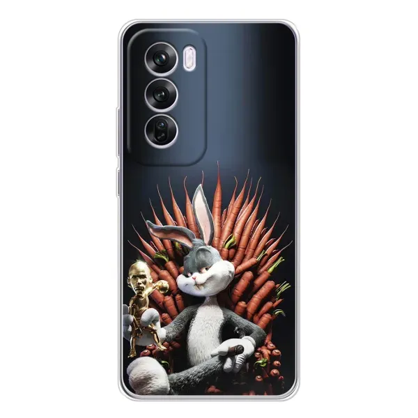 Чехол с принтом «Король Кролик» для OPPO Reno 12 Pro