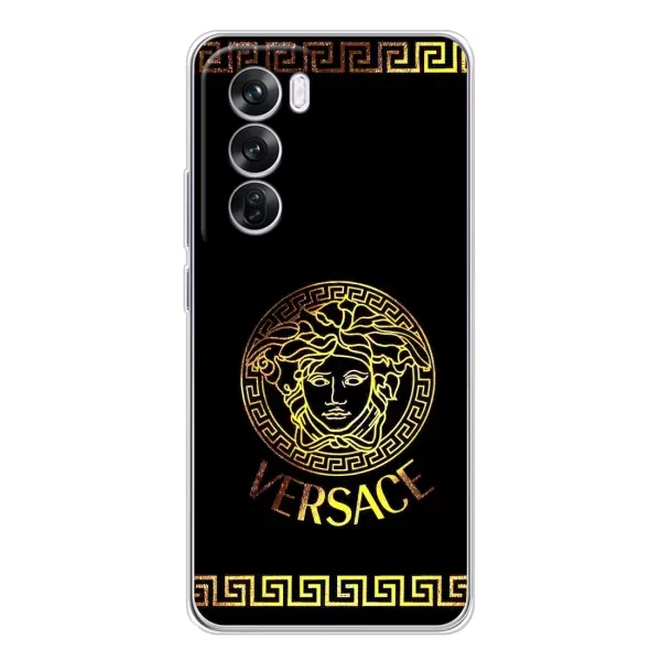 Чехол с принтом «Logo Versace» для OPPO Reno 12 Pro
