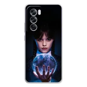 Чехол с дизайном Венздей 2 на OPPO Reno 12 Pro (Магическая сфера Уэнздей)