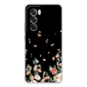 Чехол для Оппо Рено 12 Про - с принтом (Дизайнерские) (AlphaPrint) (Маленькие цветы)