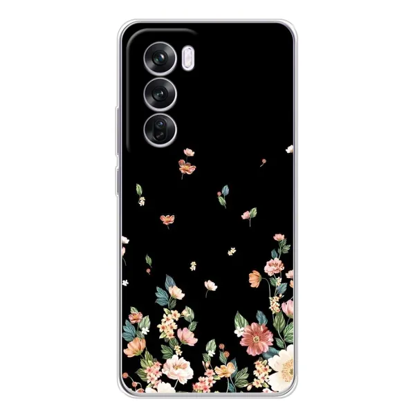 Чехол с принтом «Маленькие цветы» для OPPO Reno 12 Pro