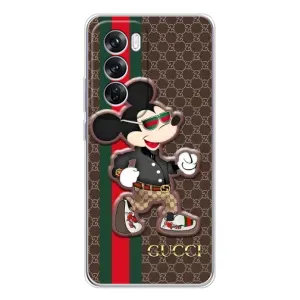 Чохли  GUCCI для Оппо Рено 12 Про (AlphaPrint)
