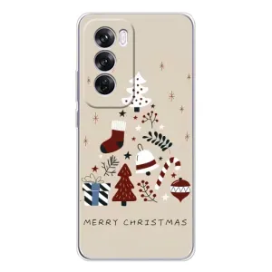 Рождественские, Праздничные Чехлы для Оппо Рено 12 Про (Merry Christmas)