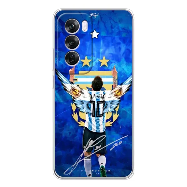 Чохол з принтом «Мессі Аргентина» для OPPO Reno 12 Pro Чохол з принтом «Мессі Аргентина» для OPPO Reno 12 Pro