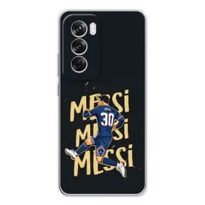 Чехлы для OPPO Reno 12 Pro (Leo чемпион) (AlphaPrint) (Messi ПСЖ)