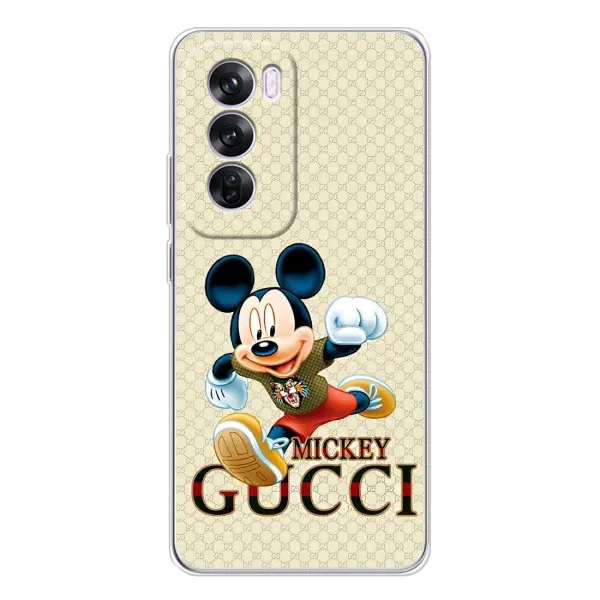 Чохол з принтом «Mikki Gucci» для OPPO Reno 12 Pro