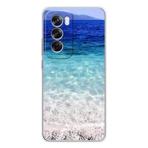 Силиконовый чехол с КАРТИНКАМИ лето для OPPO Reno 12 Pro (AlphaPrint) (Море)