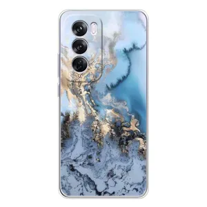 Мраморный чехол на OPPO Reno 12 Pro (VPrint) (Нежный мрамор)