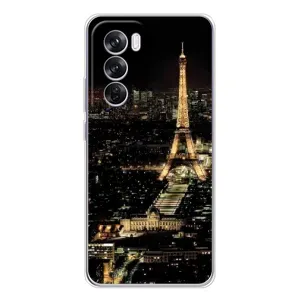 Чехол Эйфелева Башня для OPPO Reno 12 Pro - (AlphaPrint) (Ночной Париж)