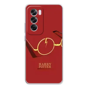 Чехлы с Гарри Поттером для OPPO Reno 12 Pro (AlphaPrint) (очки Гарри)