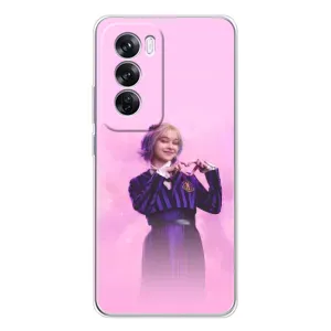 Чехол с дизайном Венздей 2 на OPPO Reno 12 Pro (Яркая Энид Уэнздей)