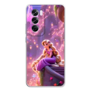 Чехол Рапунцель для OPPO Reno 12 Pro (Рапунцель в замке)