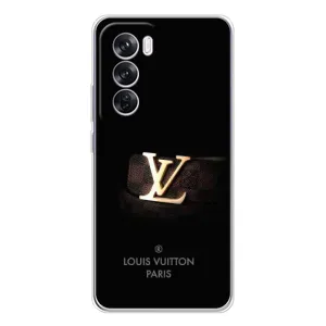 Чехлы Луи Витон для OPPO Reno 12 Pro (AlphaPrint - LOUIS VUITTON) (ремешок LV)