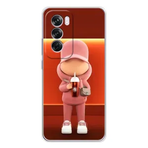 Крутые Чехлы Луи Виттон для OPPO Reno 12 Pro (AlphaPrint) (С Кофе)