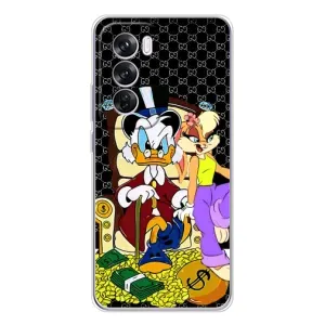 Чехлы для OPPO Reno 12 Pro - Скрудж МакДак Louis Vuitton (PREMIUMPrint) (Стильная Утка)