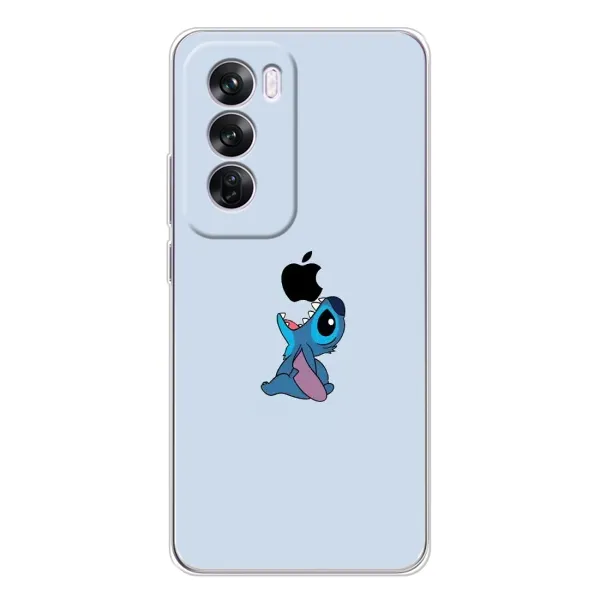 Чохол з принтом «Stitch apple» для OPPO Reno 12 Pro