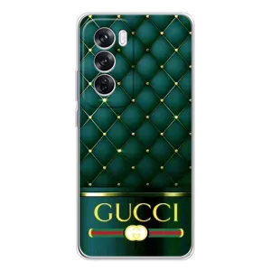 Чохли GUCCI для Оппо Рено 12 Про (AlphaPrint) (Текстура Гуччі)