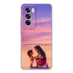Чехол с мультфильмом Моана OPPO Reno 12 Pro (Маленькая Ваяна)