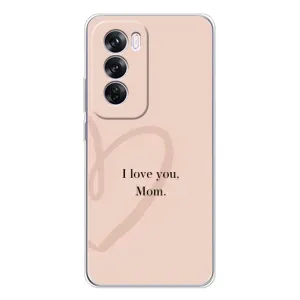 Чехлы для мамы на OPPO Reno 12 Pro (Сердце маме)