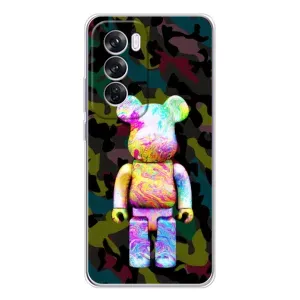 Чехлы для OPPO Reno 12 Pro - Bearbrick Louis Vuitton (PREMIUMPrint) (Яркий Bearbrick)