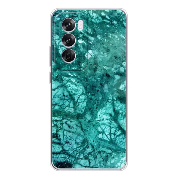 Чехол с принтом «Зеленый мрамор» для OPPO Reno 12 Pro Чехол с принтом «Зеленый мрамор» для OPPO Reno 12 Pro