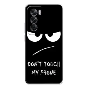 Чохол для Оппо Рено 12 - (AlphaPrint) з принтом (ТОП продажів) (Dont Touch)