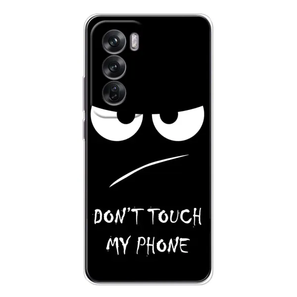 Чохол з принтом «Dont Touch» для OPPO Reno 12