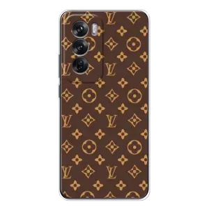 Чехлы Луи Витон для OPPO Reno 12 (AlphaPrint - LOUIS VUITTON) (фон LOUIS VUITTON)