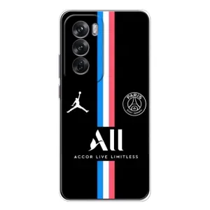 Чехлы PSG для OPPO Reno 12 (AlphaPrint) (футболка ПСЖ)