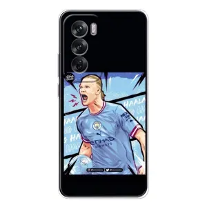 Чохли з футболістом Ерлінг Холанд для OPPO Reno 12 (AlphaPrint) (гол Ерлінг Холанд)