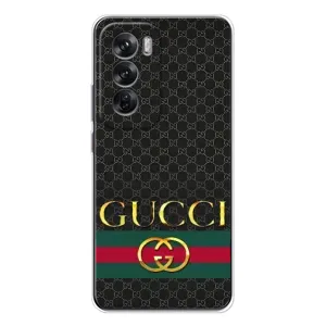 Чохли GUCCI для Оппо Рено 12 (AlphaPrint) (Gucci оригінал)