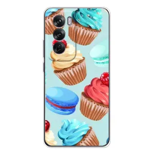 Чохли з фруктами для OPPO Reno 12 (VPrint) (Кексики)