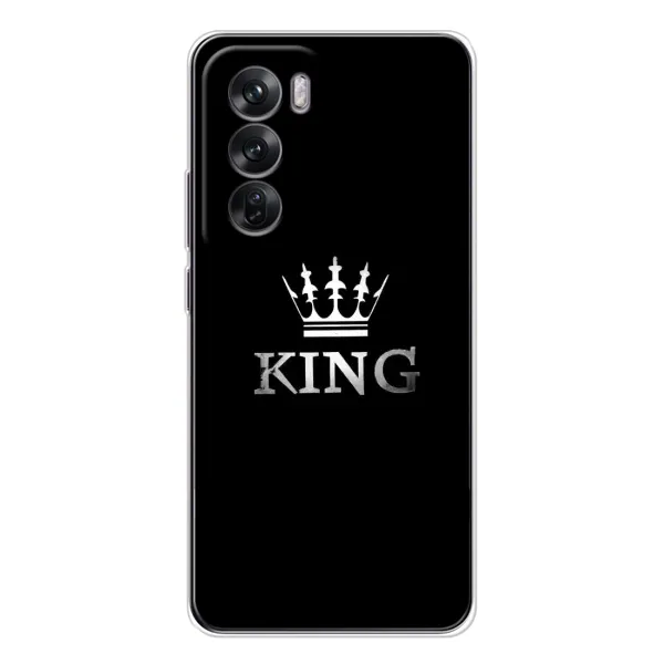 Чохол з принтом «KING» для OPPO Reno 12 Чохол з принтом «KING» для OPPO Reno 12
