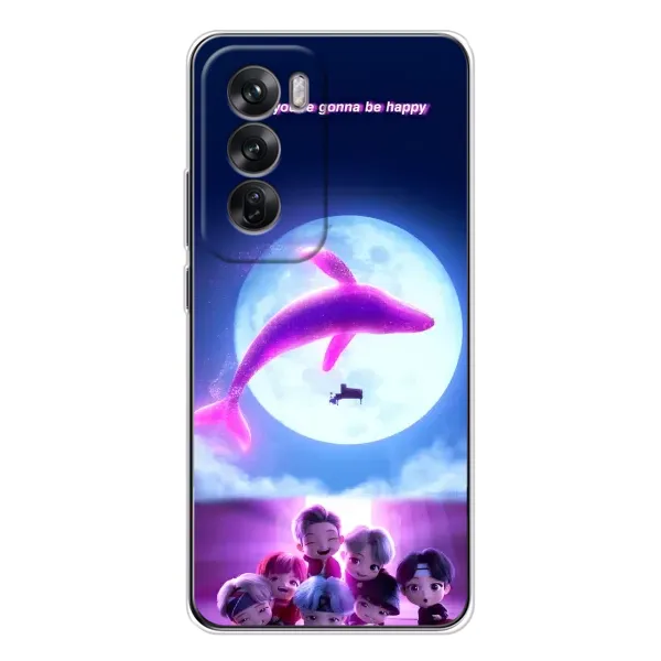 Чехол с принтом «КИТ BTS» для OPPO Reno 12