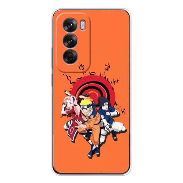 Чохол з принтом «команда Наруто» для OPPO Reno 12