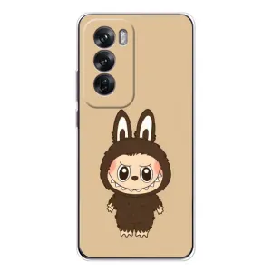Чохол з Лабубу на OPPO Reno 12 (Bored Ape в червоному)