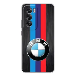 Чохол для Оппо Рено 12 - з принтом БМВ (AlphaPrint) (Лого BMW)