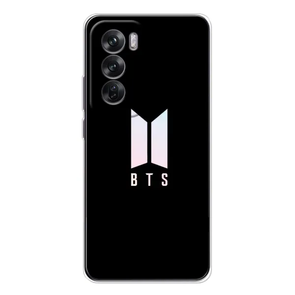 Чехол с принтом «Лого BTS» для OPPO Reno 12