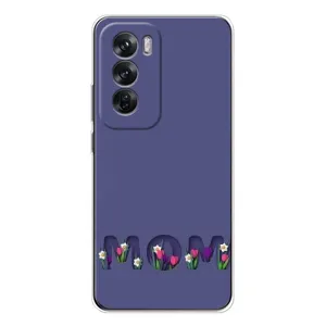 Чехлы для мамы на OPPO Reno 12 (Мама в цветах)