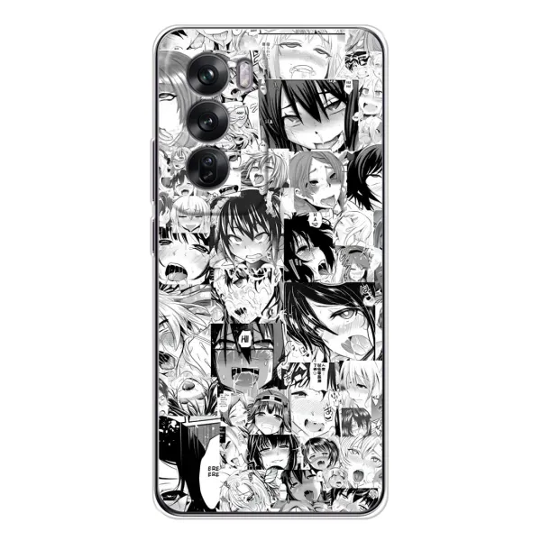 Чохол з принтом «Ahegao manga» для OPPO Reno 12