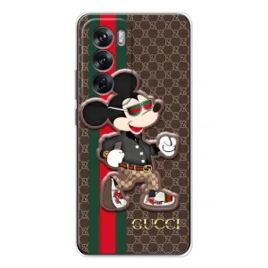 Чохли GUCCI для Оппо Рено 12 (AlphaPrint) (Маус Гуччі)