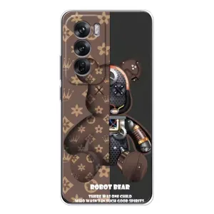Крутые Чехлы Луи Виттон для OPPO Reno 12 (AlphaPrint) (Медведь Луи Витон)