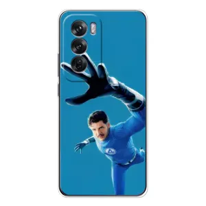 Чохол з принтом Фантастична четвірка для OPPO Reno 12 (Містер Фантастік супергерой)
