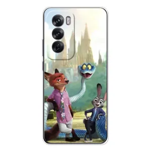 Чохол Зоотрополіс на OPPO Reno 12 (Герої мультфільму Зоотрополіс)