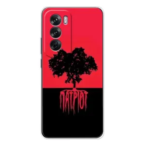 Украинские Чехлы для OPPO Reno 12 с картинкой УПА (AlphaPrint) (Патриот)