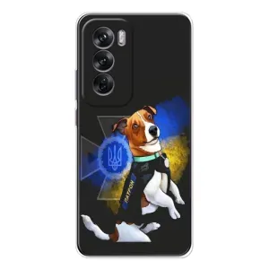 Чехлы с картинкой собаки Патрон для OPPO Reno 12 (AlphaPrint) (Патрон собачка)